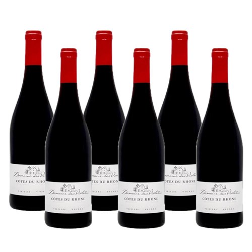 Case of 6 Les Violettes Cotes du Rhone 75cl Red Wine